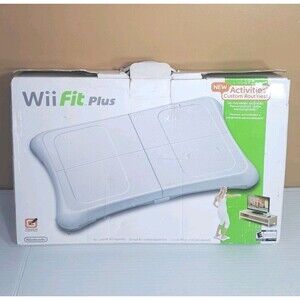 Nintendo Wii Balance Board W/ Original Box Includes Wii Fit Plus Game Open Box